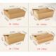 Good quality Cake paper package easy to take printed brown kraft paper cake boxes with handle