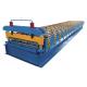840 Roofing Sheet Roll Forming Machine , Blue Corrugated Roof Sheet Making