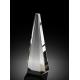 pinnacle elite crystal award/pinnacle crystal award/2d 3d laser engraving tower trophy
