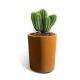 Home And Garden Cylinder Pot Corten Steel Round Metal Flower Planters