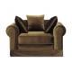 American style Linen fabric upholstery classic 1-seater sofa,lounge chair,living room sofa