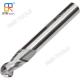 HRC45 Solid carbide 2flute ball nose AlTiN Coating for metal milling 1mm to 20mm