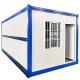 Farmhouse Design Style Foldable Container House for Store Hotel Engineering Hospital