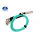 850nm AOC Active Optical Cable , 100g QSFP28 To 4x25g SFP28