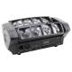 8 Eyes Rgbw 4 in 1 Led Beam Disco Stage Lights Moving Head Black Plastic Housing