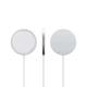 white Wireless Magnetic Fast Phone Charger 15W aluminum alloy For Iphone