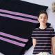 Comfortable Plain Cotton Sweat Absorbent Striped Material Fabric For T - Shirt