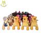 Hansel coin exchange machine walking toy unicorn motorized plush riding animals