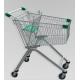 Metal Luggage Shopping Trolley With Wheels , Supermarket Unfolding Cart 80L