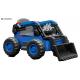 New Holland Licensed 12V Electric Excavator Vehicle Construction Truck with Remote Control, Adjustable Bucket