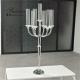 New design 7 arms crystal candle holder for wedding table decor