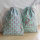 Gift Packaging Linen Fabric Packaging Drawstring Bag