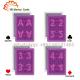 Gambling Barcode Invisible Playing Cards Plastic For Poker Scanner