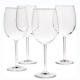 Custom Size Transparent Red White Wine Glasses For Wedding Party