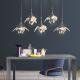 Living Room Contemporary Crystal Pendant Light Dia 32cm AC265V