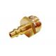 Lead Free Brass Blow Out 3/4NH-11.5 Male Used For Outdoor Pipes