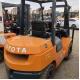 Japan Toyota FD30 3 Ton Forklift Truck in Good Condition with 2.6*1.2*2.8 Dimensions