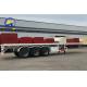 Techinical Spare Parts Support 3 Axles Flatbed Semi Trailer for Container Transport