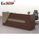Wooden Reception Table Extendable Melamine Material For CEO Manager