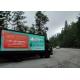 2R1G1B PH12 led screen billboard truck Mounted Installation , led display trailer