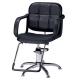Traditional Salon Hair Styling Chairs 5 Stars Base With PU Armrest , Black Color