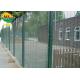Customized 2.5m Clearvu Fencing Iso / Ce Certificate High Security