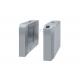 24V BLDC Flap Barrier Turnstile Wire Drawing AC100V With Face Recognition