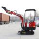 1330mm Min Rotation Radius Hightop Mini Excavator with 380mm Platform Ground Clearance