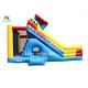 Colorful Children Blow Up Bouncy House With Huge Slide PVC Tarpaulin Waterproof
