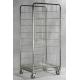 Zinc Galvanized Foldable Storage Trolley / Roll Cage Container 717 * 823 * 1715 Mm