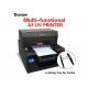 Automatic Digital Bottle Printer / A3 Size Uv Flatbed Printer Continuous Ink Supply System