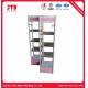 Special Shape 4 Layers Supermarket Display Shelving For Showroom