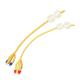 4 Way Double Balloon Foley Catheter Disposable Silicone Coated 40cm Length