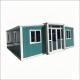 Modern Design Prefabricated House Villa for Holiday 2 Bedrooms Expandable Container