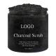 Reduce Pores Bamboo Charcoal Body Scrub , Dead Sea Salt Body Scrub Detoxification