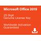 English Microsoft Office 2019 Versions Multiple Licenses Home And Business For PC / Mac