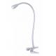 4v DC Voltage Flexible Gooseneck Clip-on Table Desk Reading Light with Switch Control
