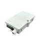 Anti Theft FTTH Optical Fiber Distribution Box White PC ABS Outdoor Durable Strong
