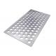 Corrosion Resistant 304 Stainless Steel Perforated Sheets 1500mm Width DIN Standard