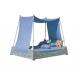 Rattan outdoor beach sunbed with tent canopy queen size rattan bed with canopy---6115