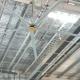 3 7.3m 24FT HVLS Industrial Large Ceiling Fan for Warehouse Restaurant Silver Aluminum