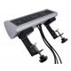 Silver Color USB Power Strip , 250V Mountable Power Strip Clamp On Mounted