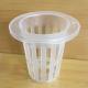 Clear 2 Inch Hydroponic System Plastic Mesh Basket Nursery Net Pot For NFT Plant Grow