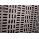 Slotted Hole Perforated Aluminum Sheet Metal Anodized Decorative 1.22x2.44m Panel Size