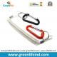 Colored Carabiner Ends Clear Reinforced Coil Lanyard