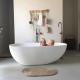 American Standard Artificial Stone Bathtub Stand Alone Soaking Tub