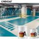 Long Lasting Non Slip Epoxy Floor Coating Customizable Colors Textures