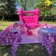 Toddlers And Preschoolers Inflatable Soft Play Equipment Children Pink Foam Play Set