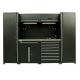 Functional Professional Workshop Tool Cabinet with Drawers Wheels and Spare Parts Box