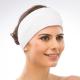 White Elastic Ajunstable Terry Cloth Spa Headband Stretch Towel Washable Facial Band Makeup Headband For Women